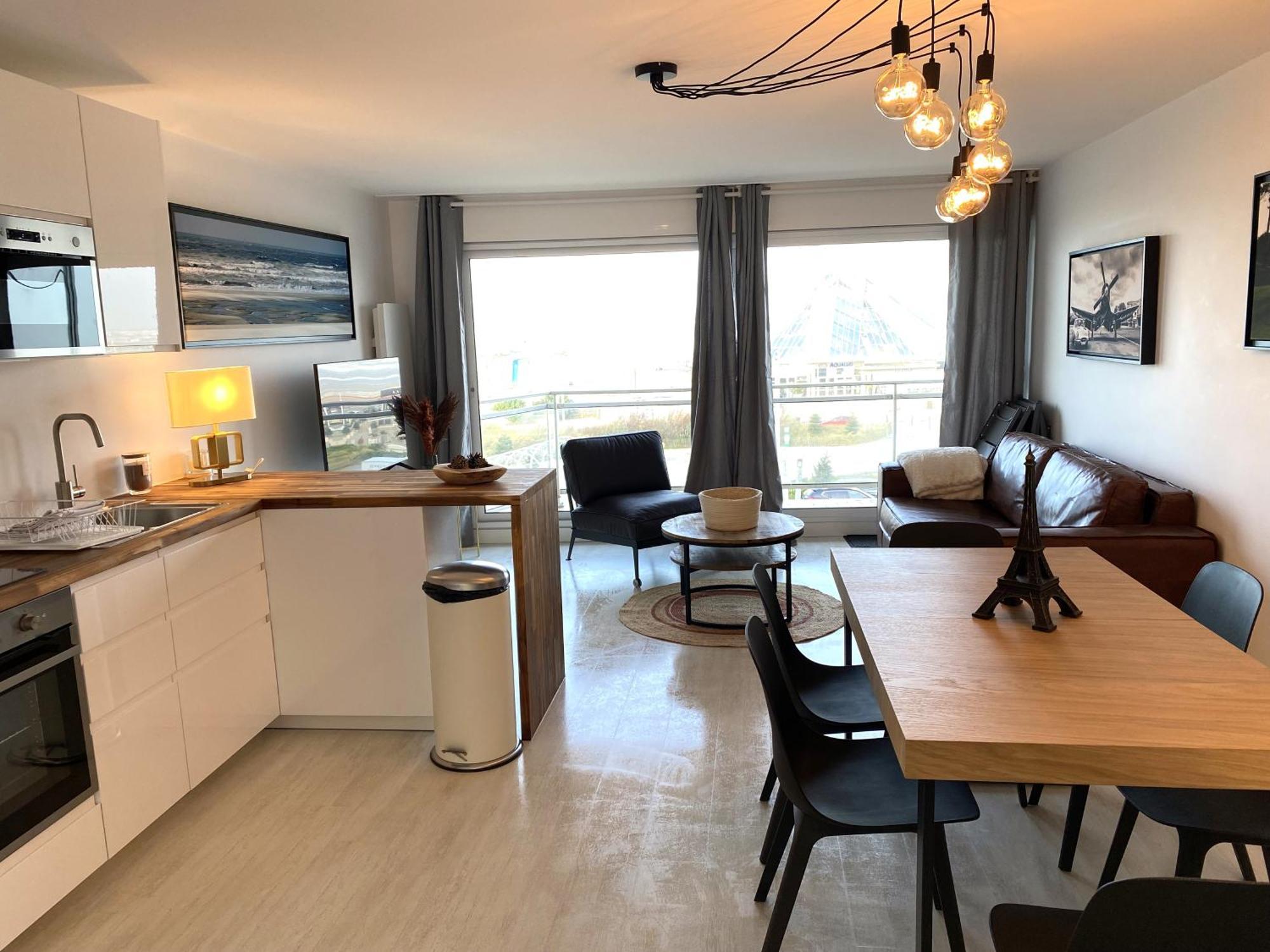 T2 Cabine Traversant Vue Front De Mer Le Touquet Paris-Plage Экстерьер фото